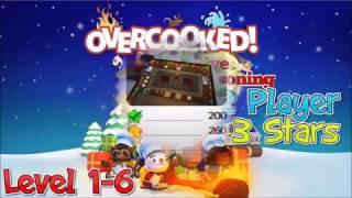 Overcooked The Festive Seasoning, 1-6, 3 Stars, 2 Player