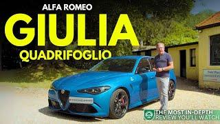 Alfa Romeo Qiulia Quadrifoglio Review 2024 | Ultimate Super Saloon Gets Sharper Teeth