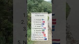 Insights into the Happiest Countries in the World #shorts #world #top