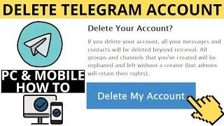 How to Delete Telegram Account - Permanently Delete Telegram Account - 2023