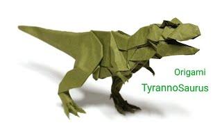 How To make a origami Tyrannosaurus Rex instructions  || easy || by creators come