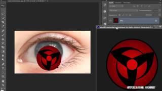 Как сделать эффект Шаринган в Photoshop