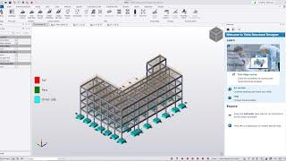 Real Building Design in Tekla Structural Designer 2024 || RCC G+4 Storey Building Design