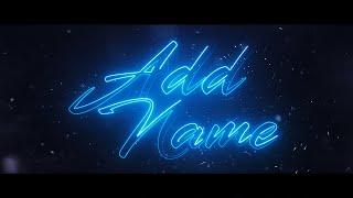 Neon Titles Reveal Cinematic After Effects Intro Template #281 Animation Free Download