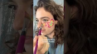 Flower freckle makeup  #facepaint #facepainting #makeup #artist #editorialmakeup #avantgarde