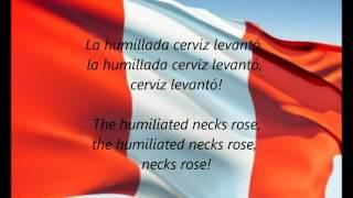 Peruvian National Anthem - "Himno Nacional Del Peru" (ES/EN)