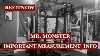 BeFitNow Mr. Monster Measurements **IMPORTANT**