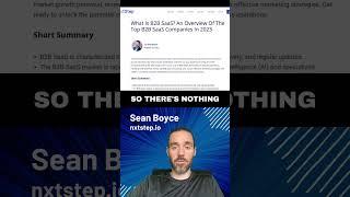 B2B SaaS Overview