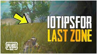 TOP 10 TIPS AND TRICKS FOR LAST ZONE [ LAST CIRCLE ] | PUBG MOBILE GUIDE [ HINDI ]