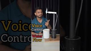 Voice Control Water Flow #shorts #science #technology #trending #experiment