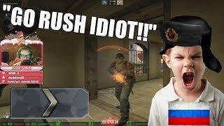 Toxic Russian Kid Has a Mental Breakdown In CS:GO Silver Matchmaking