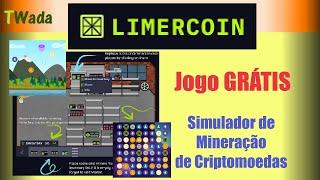 LIMERCOIN - Jogo Simulador de Mineração de Criptomoedas.