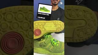 ASMR | Adidas Forum Low "Grinch" | STEAMPRESS #sneaker #asmr #adidas #mumbai #shoelaundry  #shorts