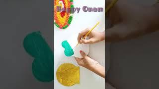 Easy onam craft/Onam special craft/painting/shorts/Ytshorts