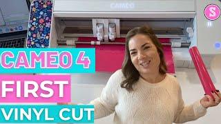 How to Cut Vinyl on Silhouette Cameo 4 for Beginners! (Free Cut File)