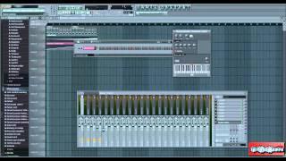 Fl Studio 10 - House Beat | how to make a house beat [HD]