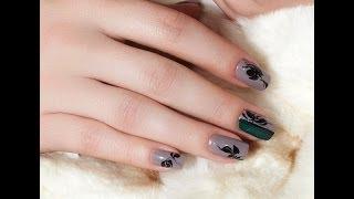 Nail design - what a grayness (Master class of Natalia Goloh)