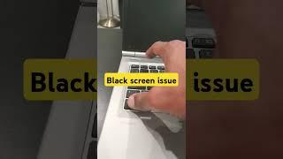 Black screen issue hp elitebook #blackscreenstatus