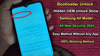 Samsung Bootloader Unlock All Model OEM Unlock | Bootloader Unlock Samsung Phone/OEM Unlock Samsung