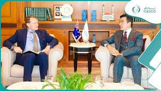 Mr. Damien Donavan, Ambassador of Australia to Morocco, as ICESCO Guests