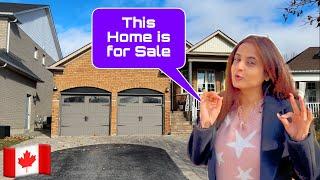 $1.1 Million Beautiful Bungalow House Tour in Whitby Ontario | How it’s different than 2-storey home