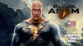 BLACK ADAM (Dwayne Johnson) In Los Santos Citty GTA 5 | BLACK ADAM Mod GTA V