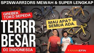 TOKO SEPEDA TERBESAR DI INDONESIA | KAMPUNG SEPEDA SPINWARRIORS