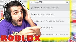 ¡BUSCO MI NOMBRE en JUEGOS de ROBLOX y ME AMENAZAN!