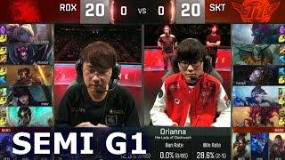 SKT vs ROX - Game 1 Semi Finals Worlds 2016 | LoL S6 World Championship SK Telecom T1 vs Rox Tigers