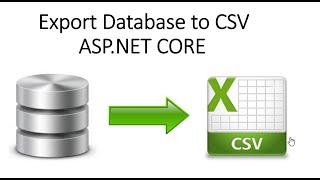 Export Database file to CSV File in ASP.NET CORE