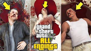 GTA 5 - All 5 Endings! (A,B,C, Secret & BETA)