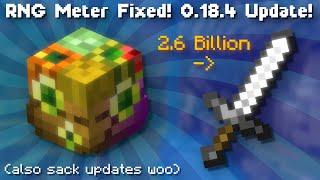 RNG Meter Fixed! Handle Price Increase! 0.18.4 Sack Updates! (Hypixel Skyblock News)