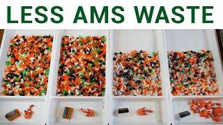 Reducing waste from Bambu Lab AMS (lite) prints