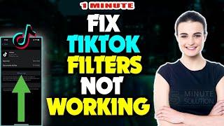 How to Fix Tiktok Filters not working on apps 2024