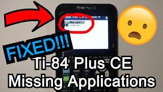 How to fix TI-84 Missing Apps (Step-by-Step Tutorial, Quick & Easy!)