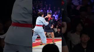 Karate girl beats her predecessor. #fight  #mma #unexpected  #combat  #kungfu