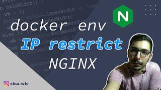 IP restriction rules in nginx web server in docker environment in less than 10 mins