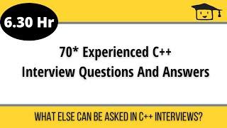 Experienced C++ Interview Questions