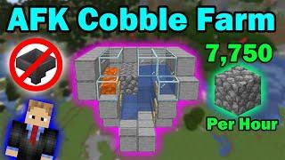 Cobblestone Farm - NO Hoppers! (Minecraft Java)