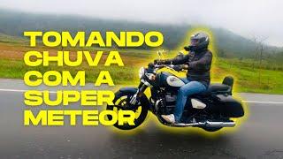 PISTA MOLHADA  SUPER METEOR 650: AULA DE TORNEARIA EM POMERODE! #supermeteor650