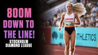 DOWN TO THE LINE 800m! | 2025 Stockholm Diamond League