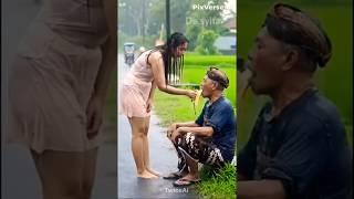 Heavy Rain S Village Life | #rainsounds #sleepmusic #deepsleep #ai #animation #trending #dance
