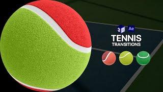 Tennis Ball Transitions - After Effects Tutorial