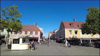 Walking in Kalmar, Sweden, from the Cathedral to the Castle