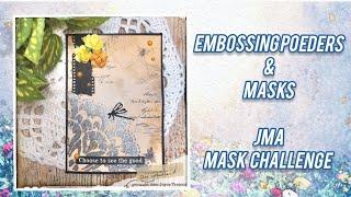 Embossing poeder en masks ~ JMA mask challenge