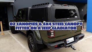 Oz Canopies & 4x4 Steel Canopy Fitted On A Jeep Gladiator