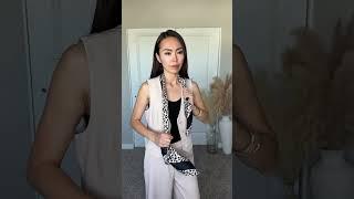 How to style a scarf with a vest! Do you like how it looks?