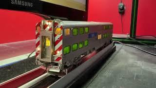 Atlas Master Metra Nippon-Sharyo Gallery Cab Car Custom ESU Loksound 5 Fx Sound File Demonstration