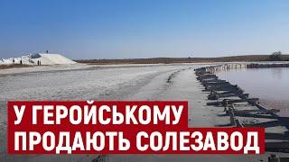 На Херсонщині солезавод виставляють на продаж. Підприємство видобуває сіль на 15 озерах