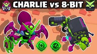 CHARLIE Virus vs 8 BIT Virus | NEW SKIN | 1vs1 | BRAWL STARS